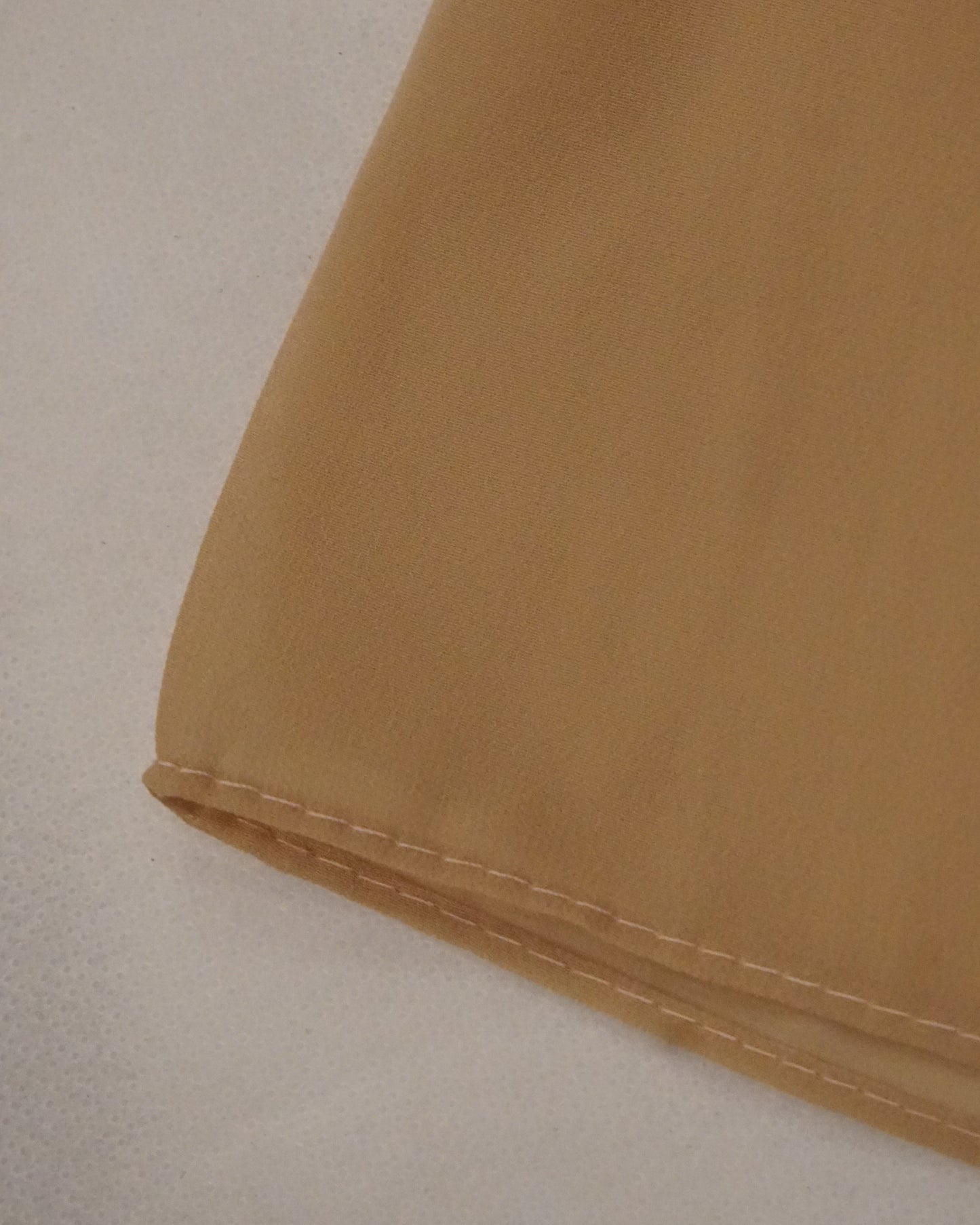 Mustard Georgette Chiffon Scarf