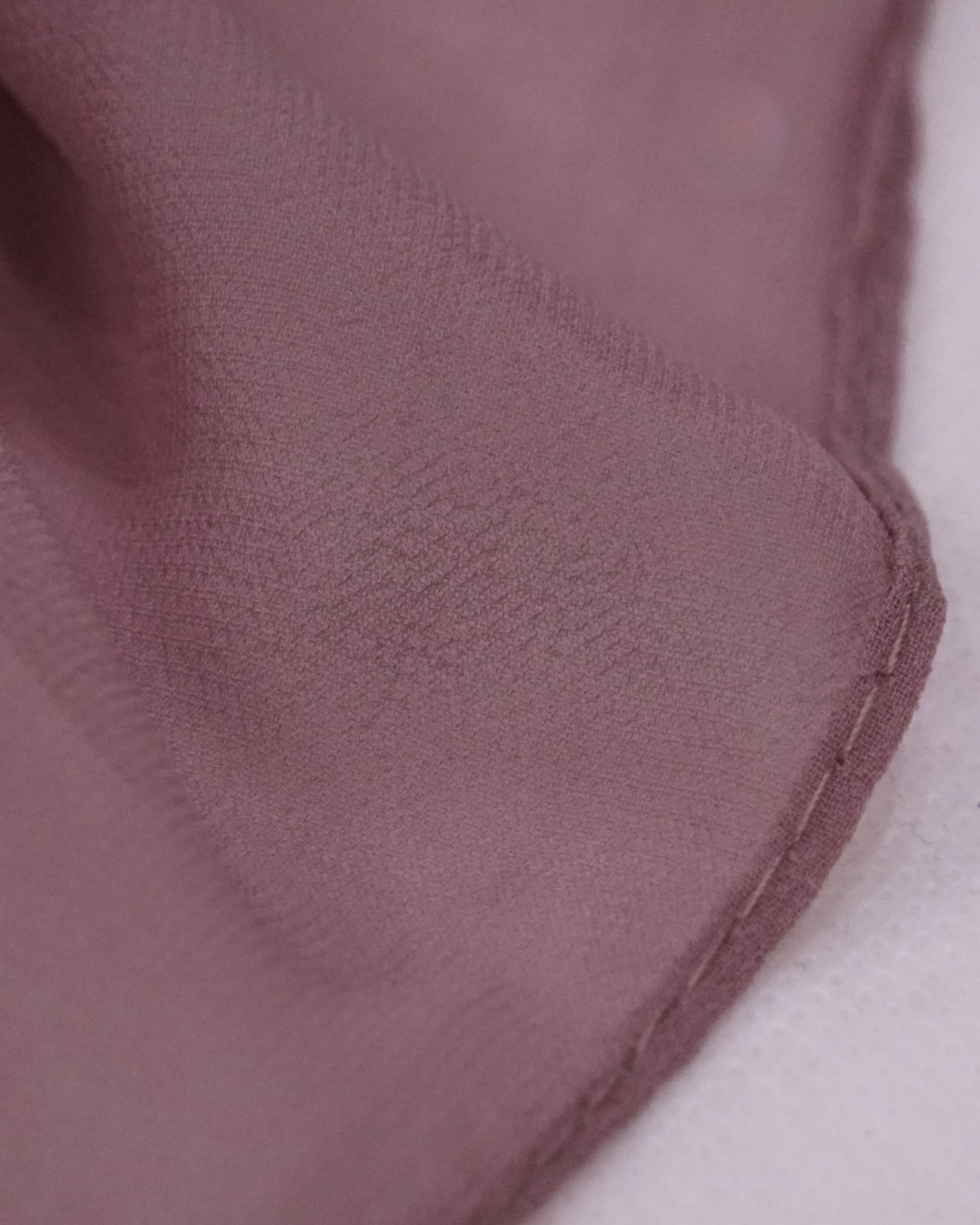 Puce Georgette Chiffon Scarf