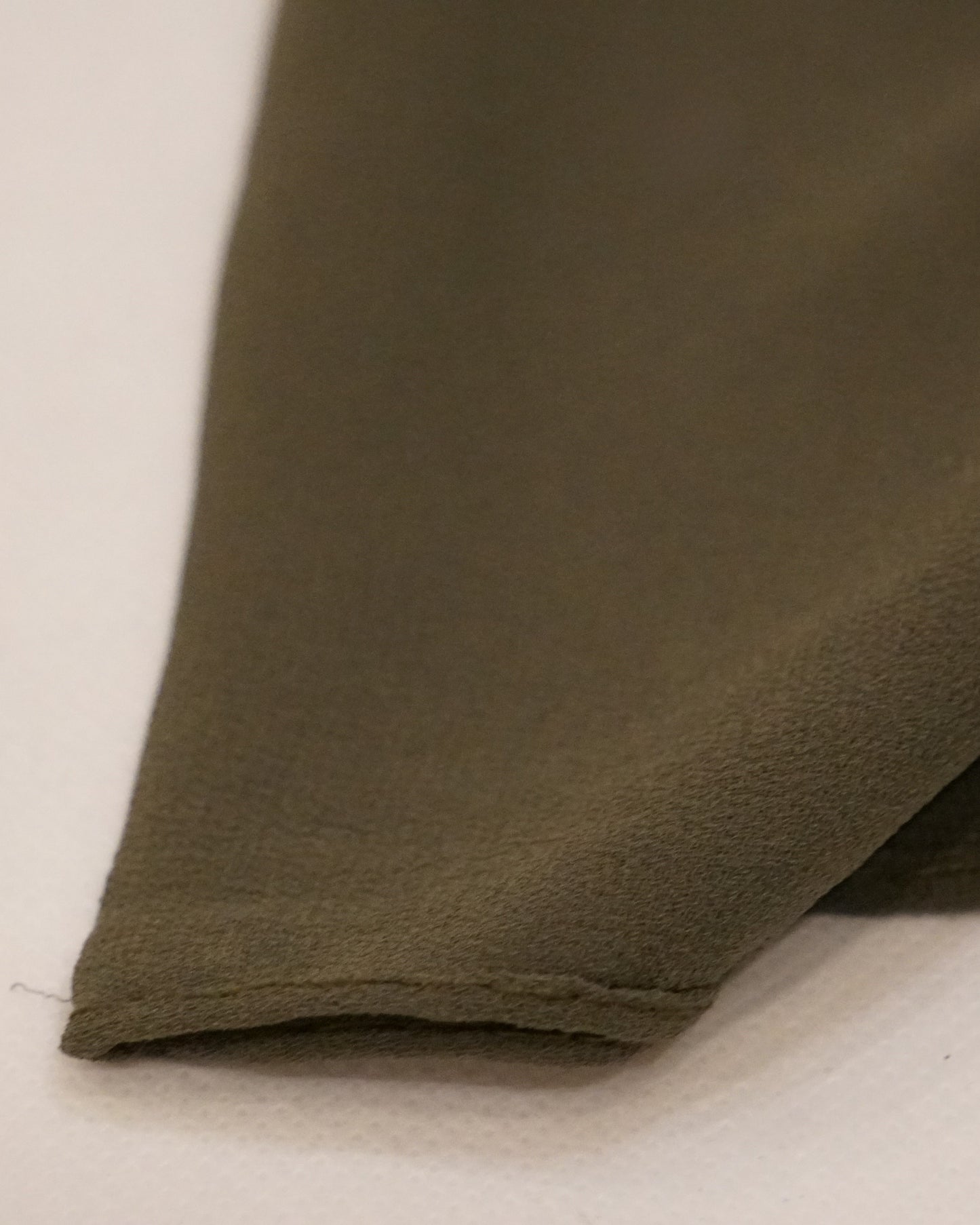 Olive Green Georgette Chiffon Scarf