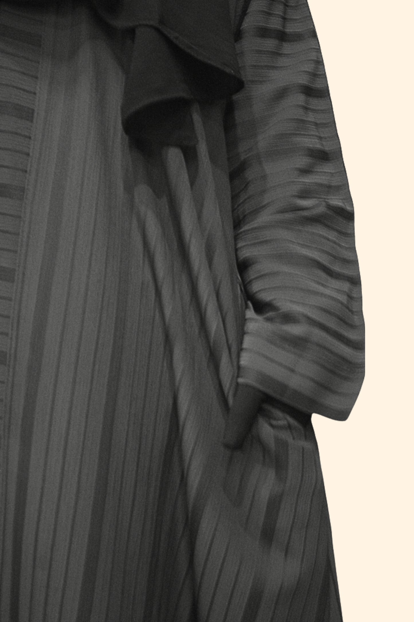 GREY LINING FLOW ABAYA