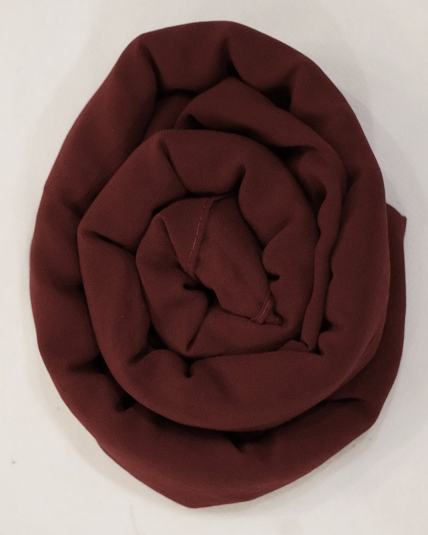 Dark Maroon Georgette Chiffon Scarf