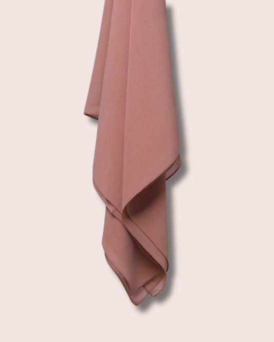 Tea Rose Georgette Chiffon Scarf