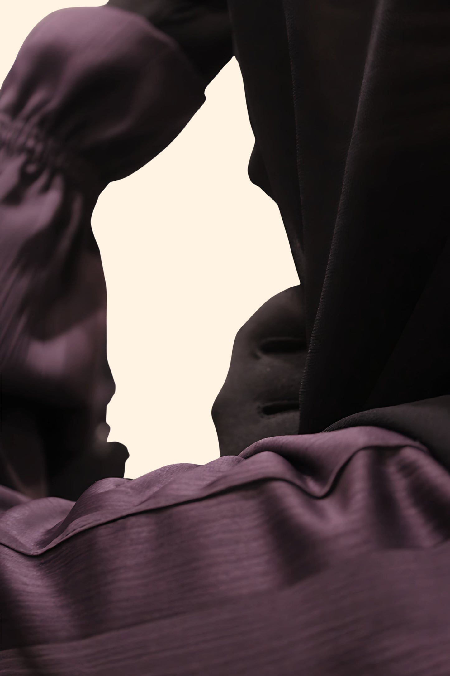 Plum Elegance Abaya