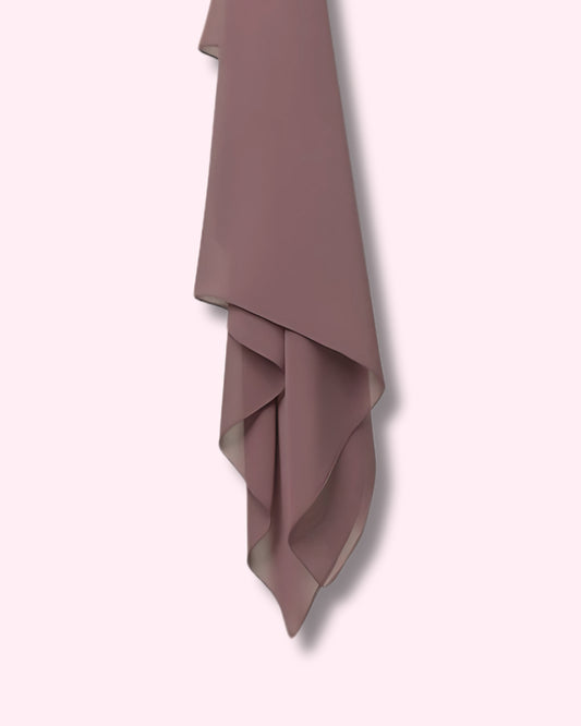 Dusky Rose Georgette Chiffon Scarf
